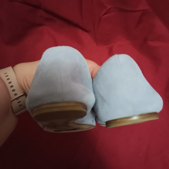 Vera Wang lavender ballet flats leather sz 7m - Picture 4 of 6